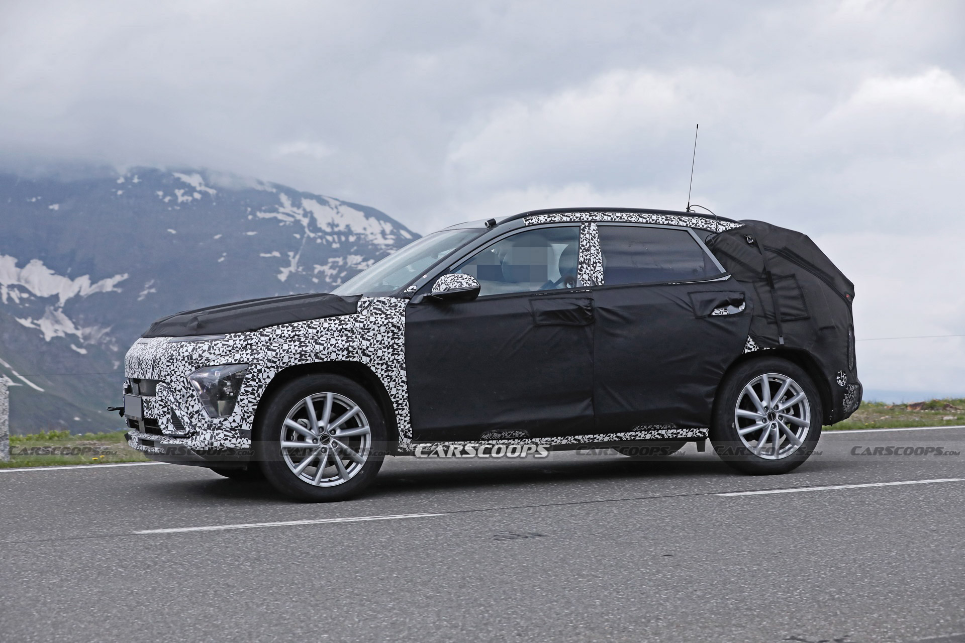 2024 Hyundai Kona Peels Off Some Disguise To Reveal Full-Width Light Bar