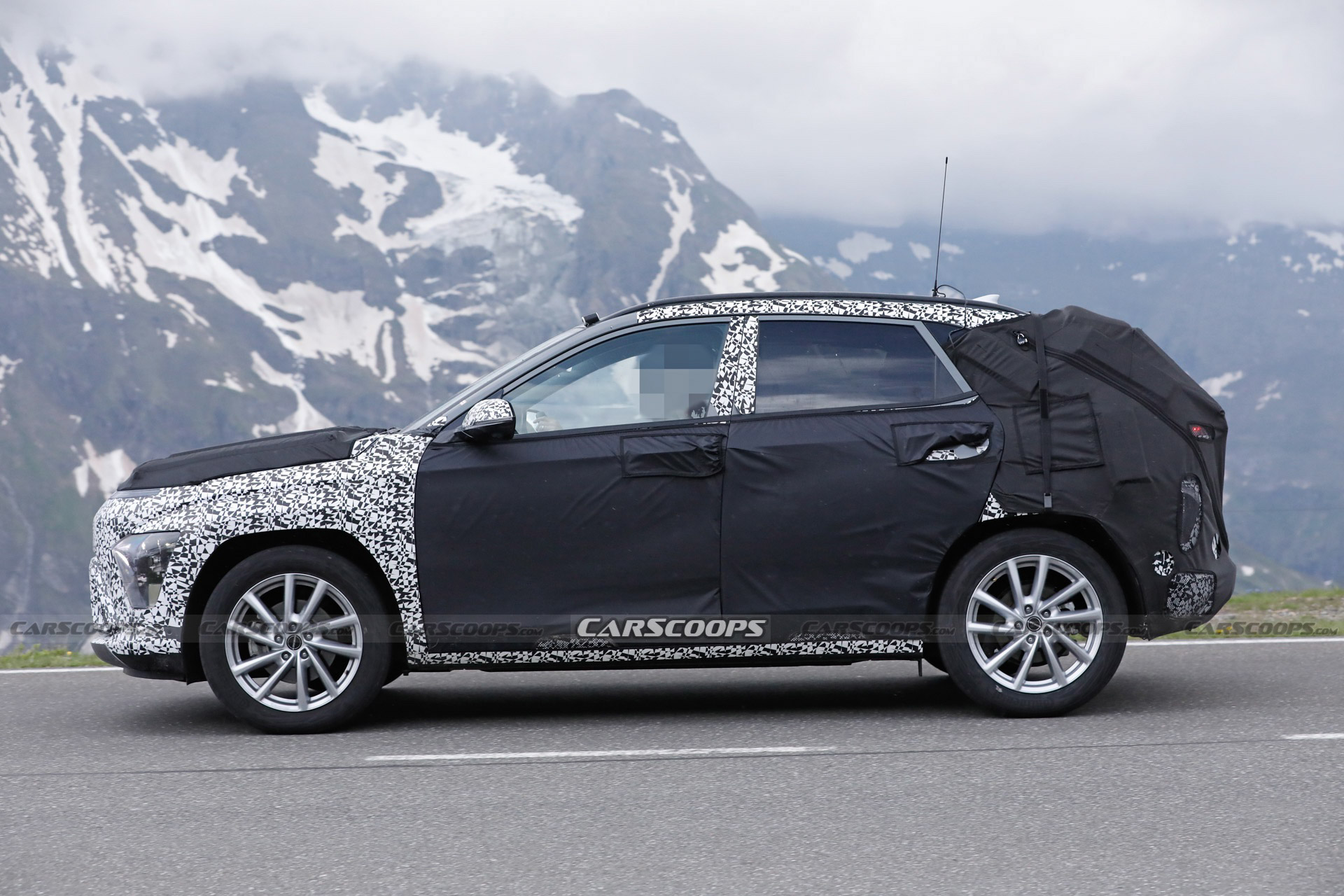 2024 Hyundai Kona Peels Off Some Disguise To Reveal Full-Width Light Bar