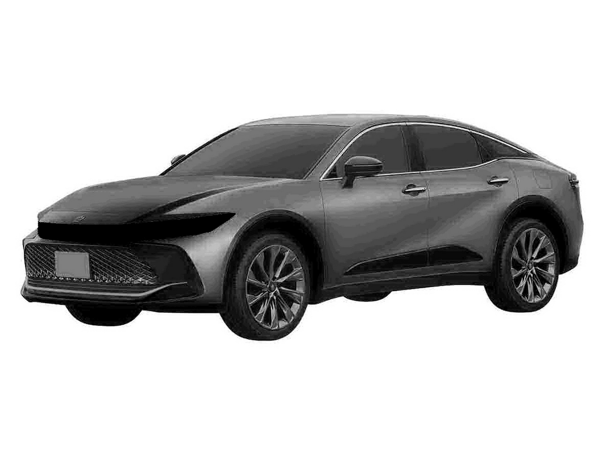 2023 Toyota Crown Patent Images Reveal High-Rise Sedan Form, Coming To The U.S. This Fall