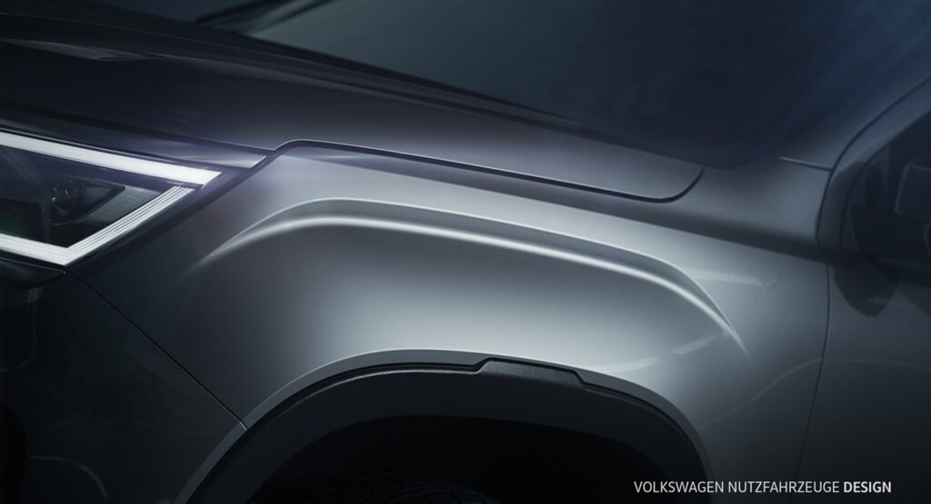  2023 VW Amarok Shows Some Skin Ahead Of July 7th Debut