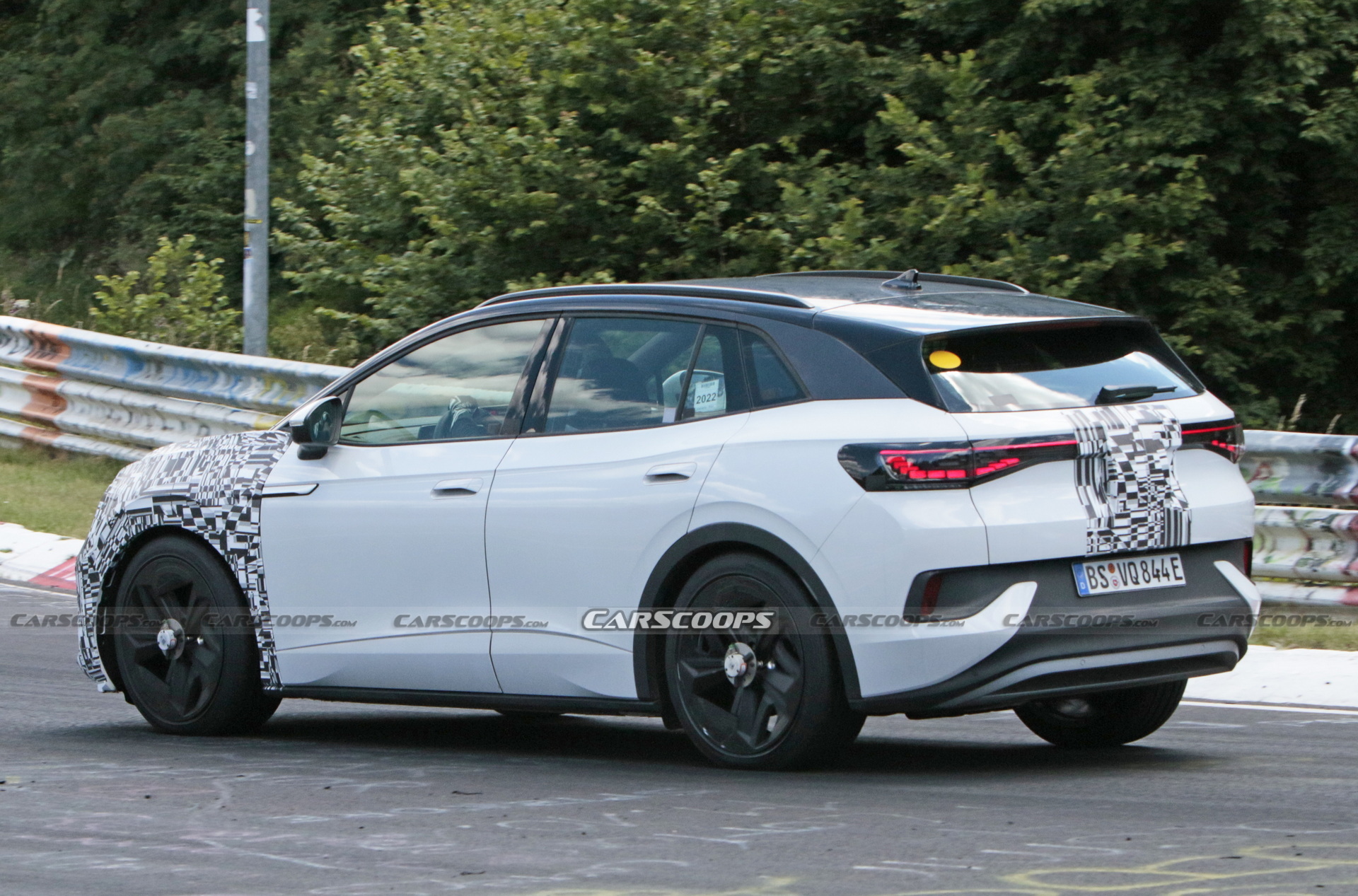 Cupra Tavascan Electric SUV Mule Caught Testing At The Nurburgring