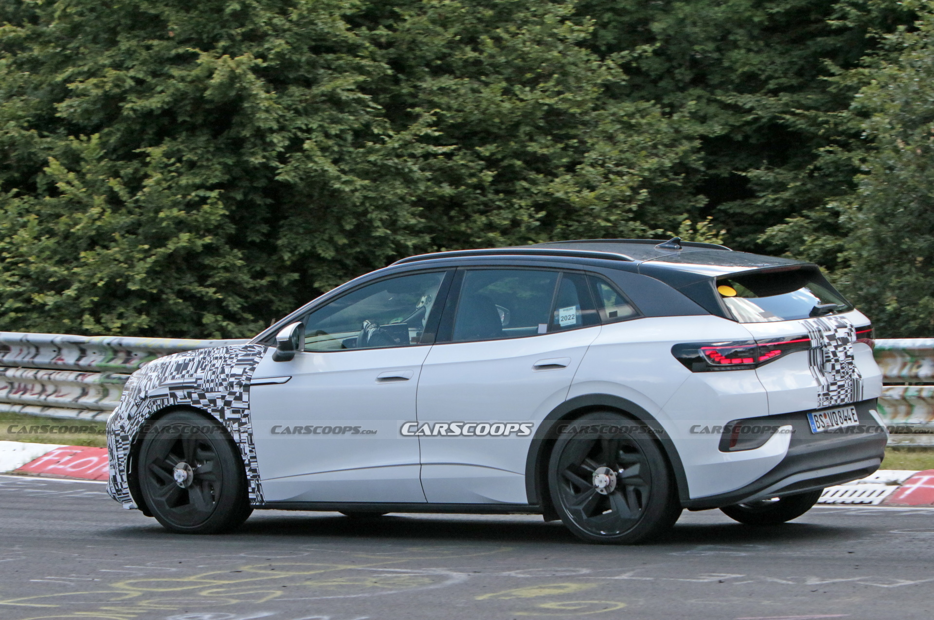Cupra Tavascan Electric SUV Mule Caught Testing At The Nurburgring
