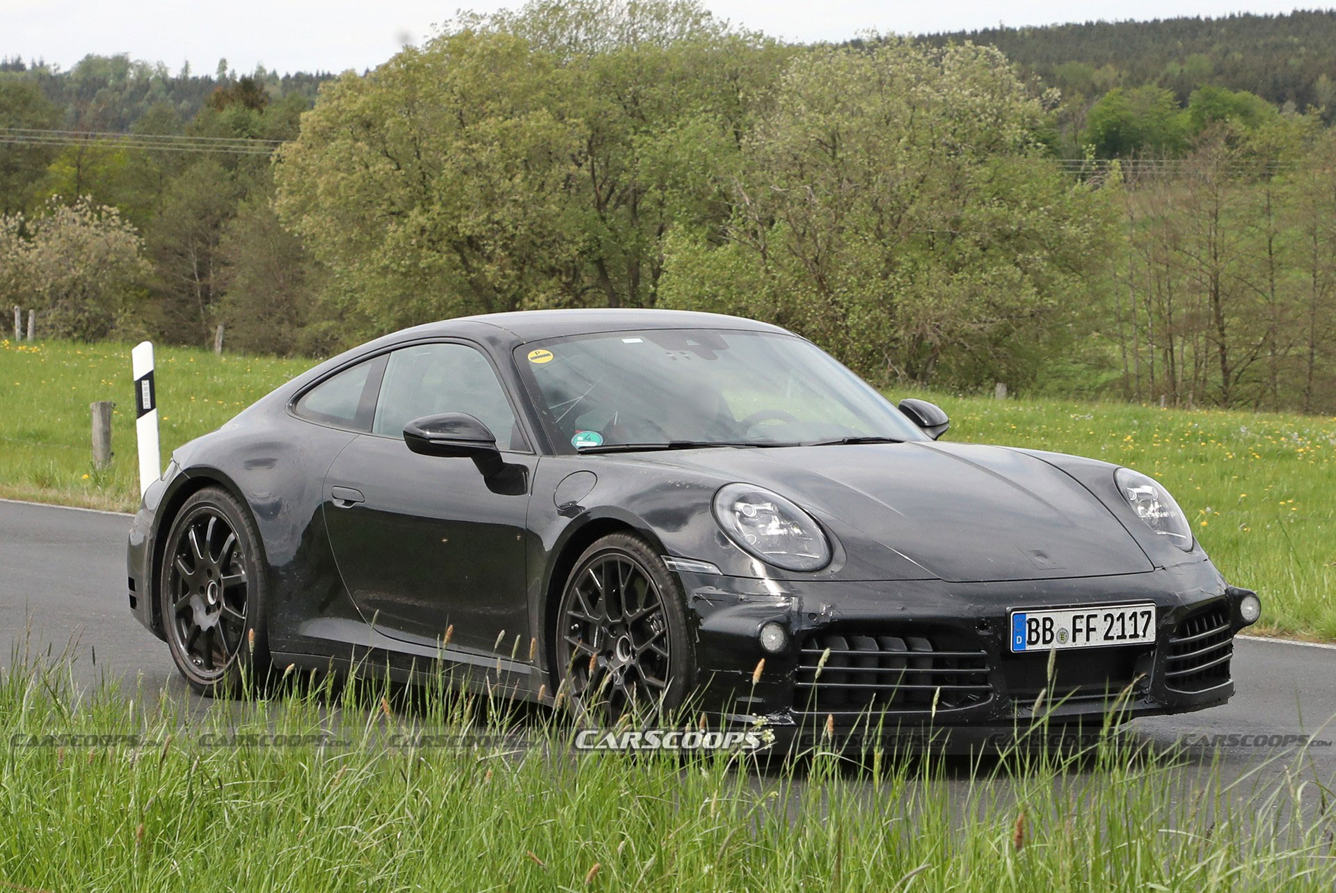 2024 Porsche 911 Spied Inside And Out, Will Sport Fully Digital Instrument Cluster