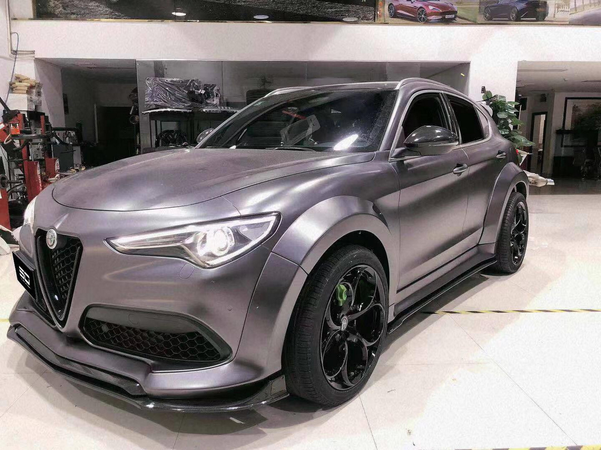 Alfa Romeo Stelvio Goes All Fast & Furious With A Wide Bodykit