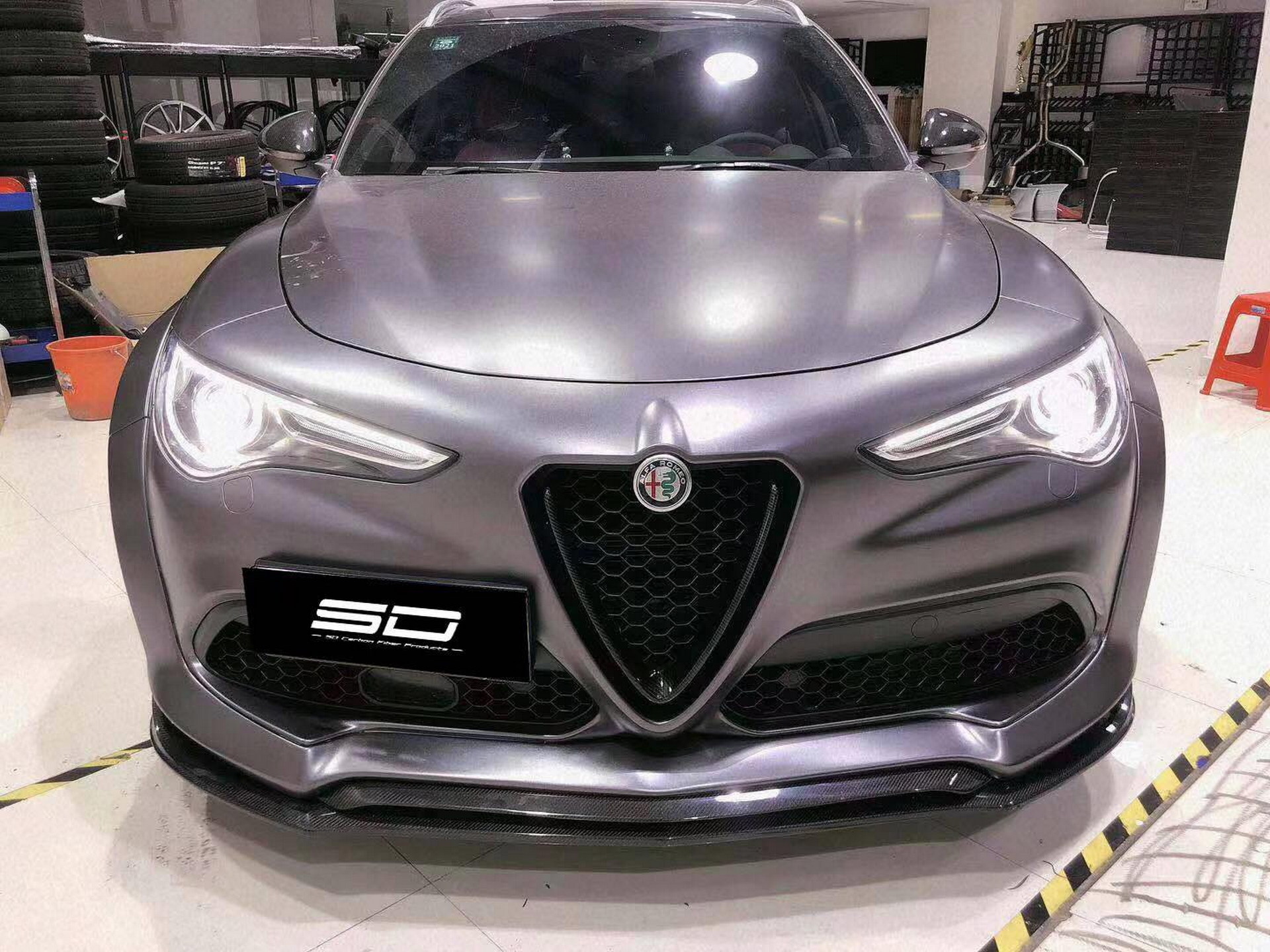 Alfa Romeo Stelvio Goes All Fast & Furious With A Wide Bodykit