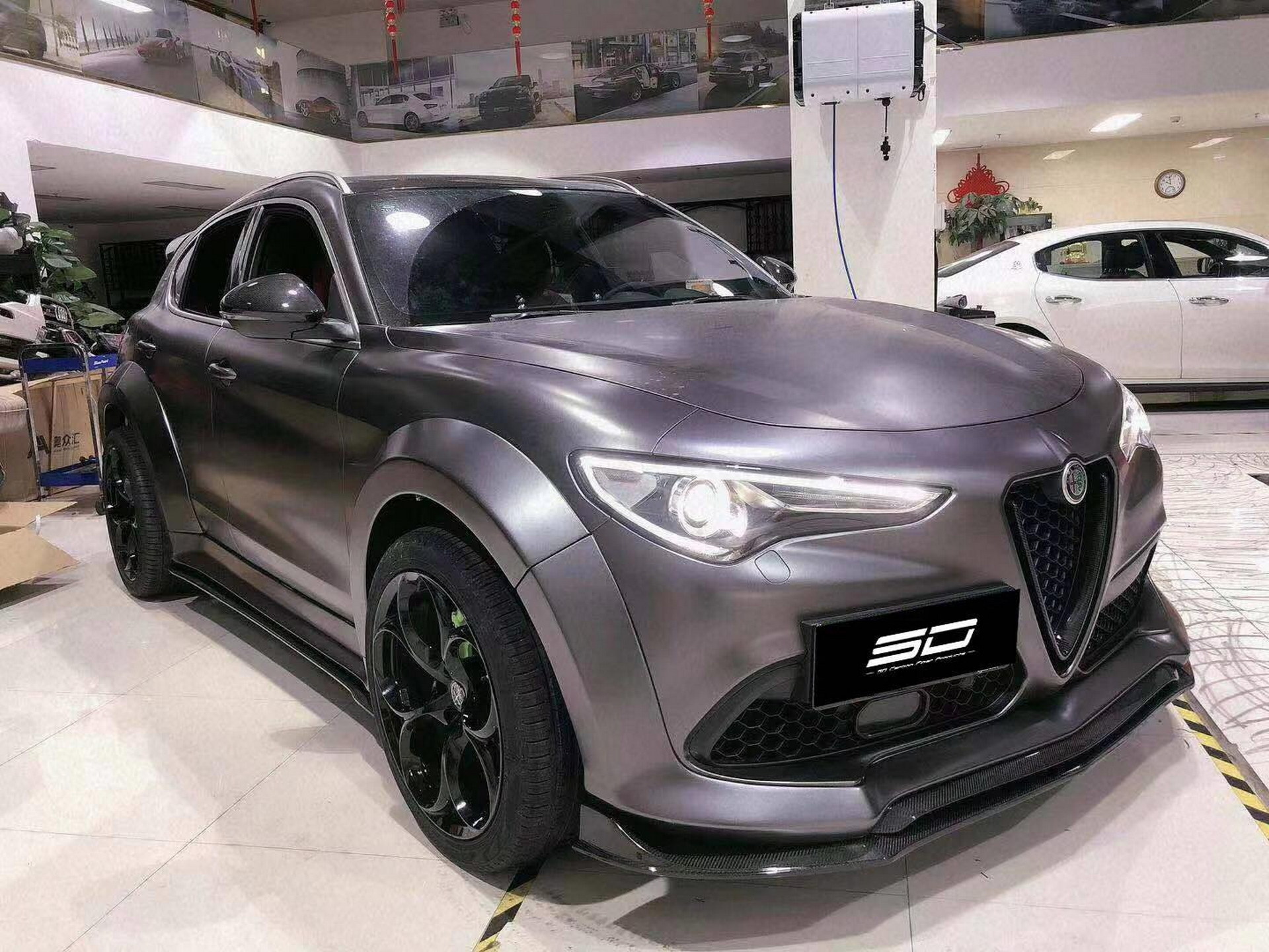 Alfa Romeo Stelvio Goes All Fast & Furious With A Wide Bodykit