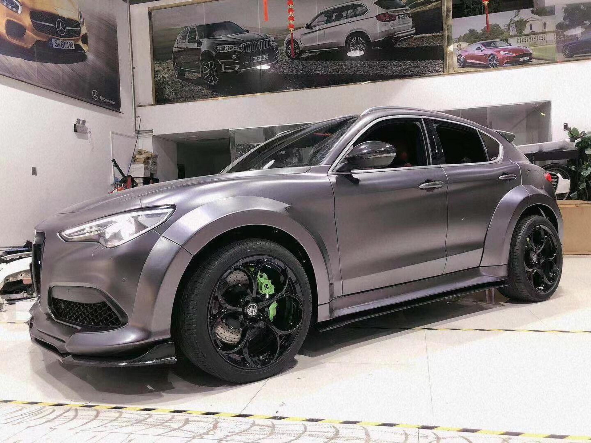 Alfa Romeo Stelvio Goes All Fast & Furious With A Wide Bodykit