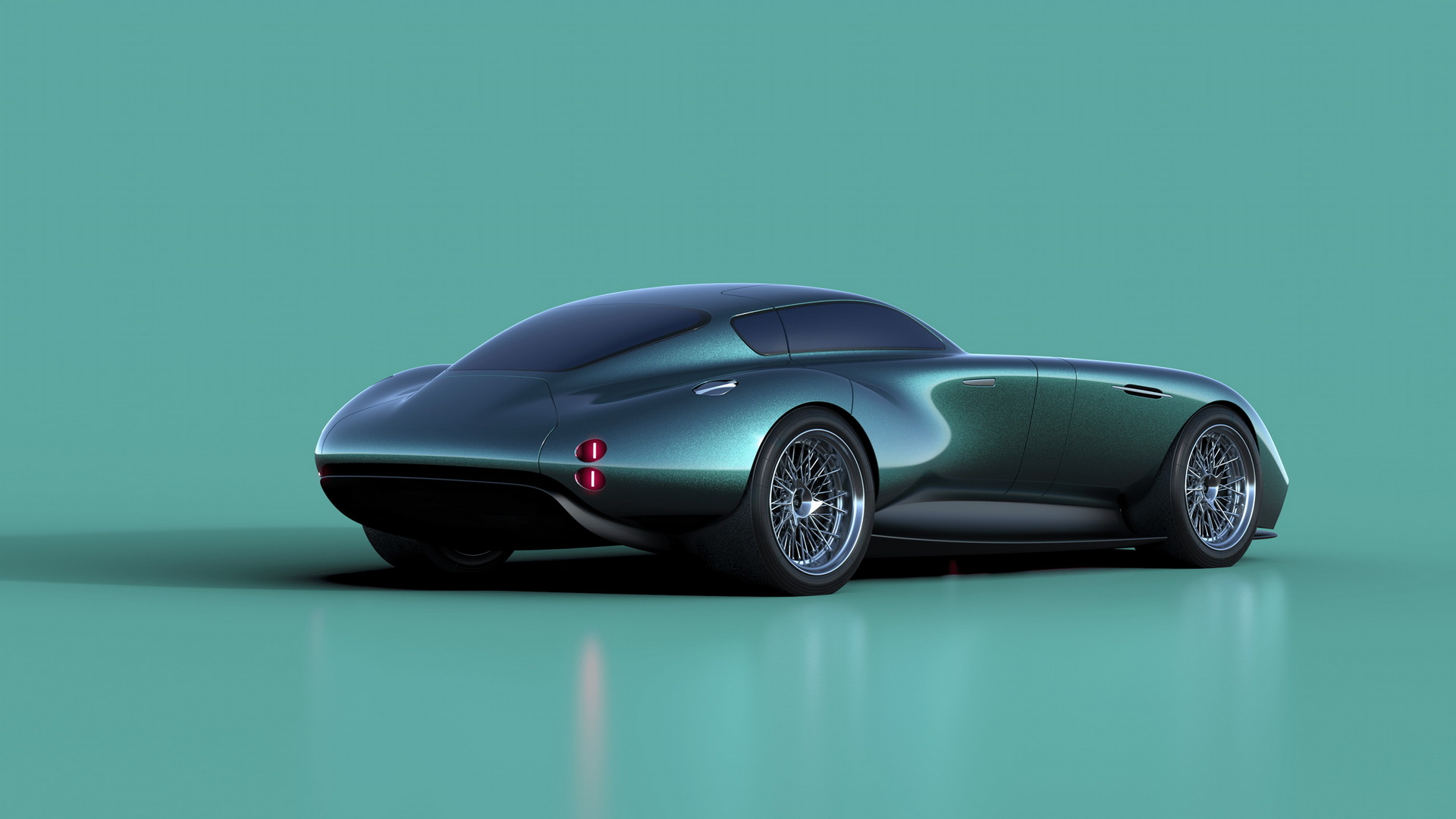 Independent Designer’s Vyrinys Is A Retro-Futuristic Take On The Classic Aston Martin GT Car