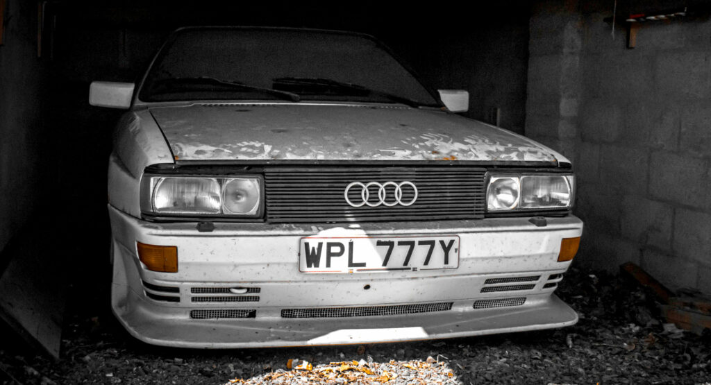  Someone Left A 1982 Audi Quattro Turbo To Rot In A Barn For Nearly 30 Years
