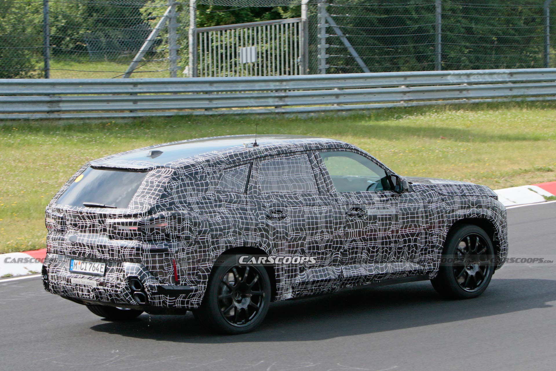 2023 BMW XM Hybrid Reveals A Hint Of Grille During Nürburgring Workout