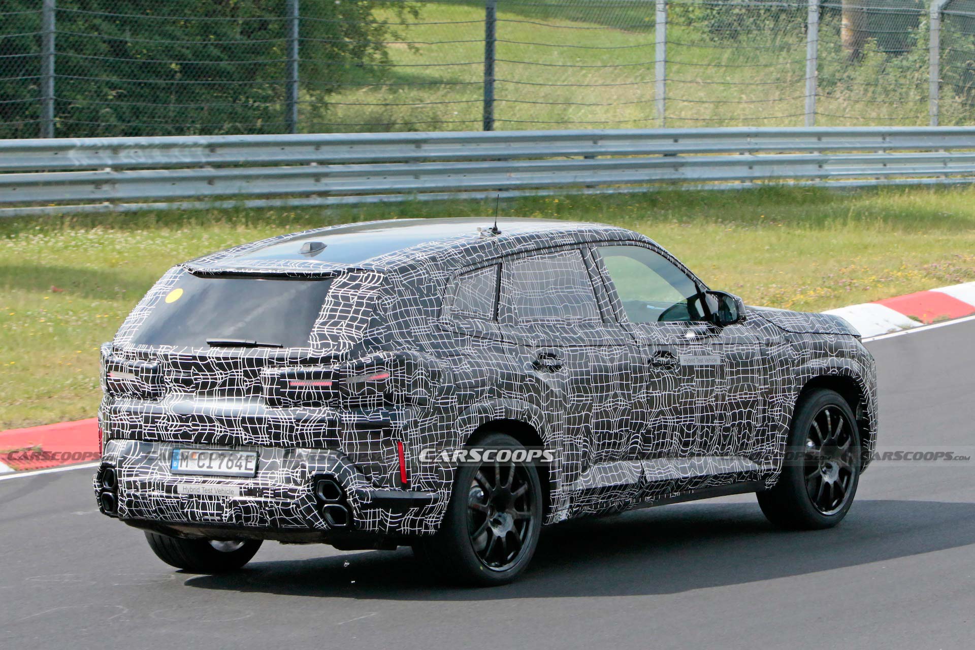 2023 BMW XM Hybrid Reveals A Hint Of Grille During Nürburgring Workout