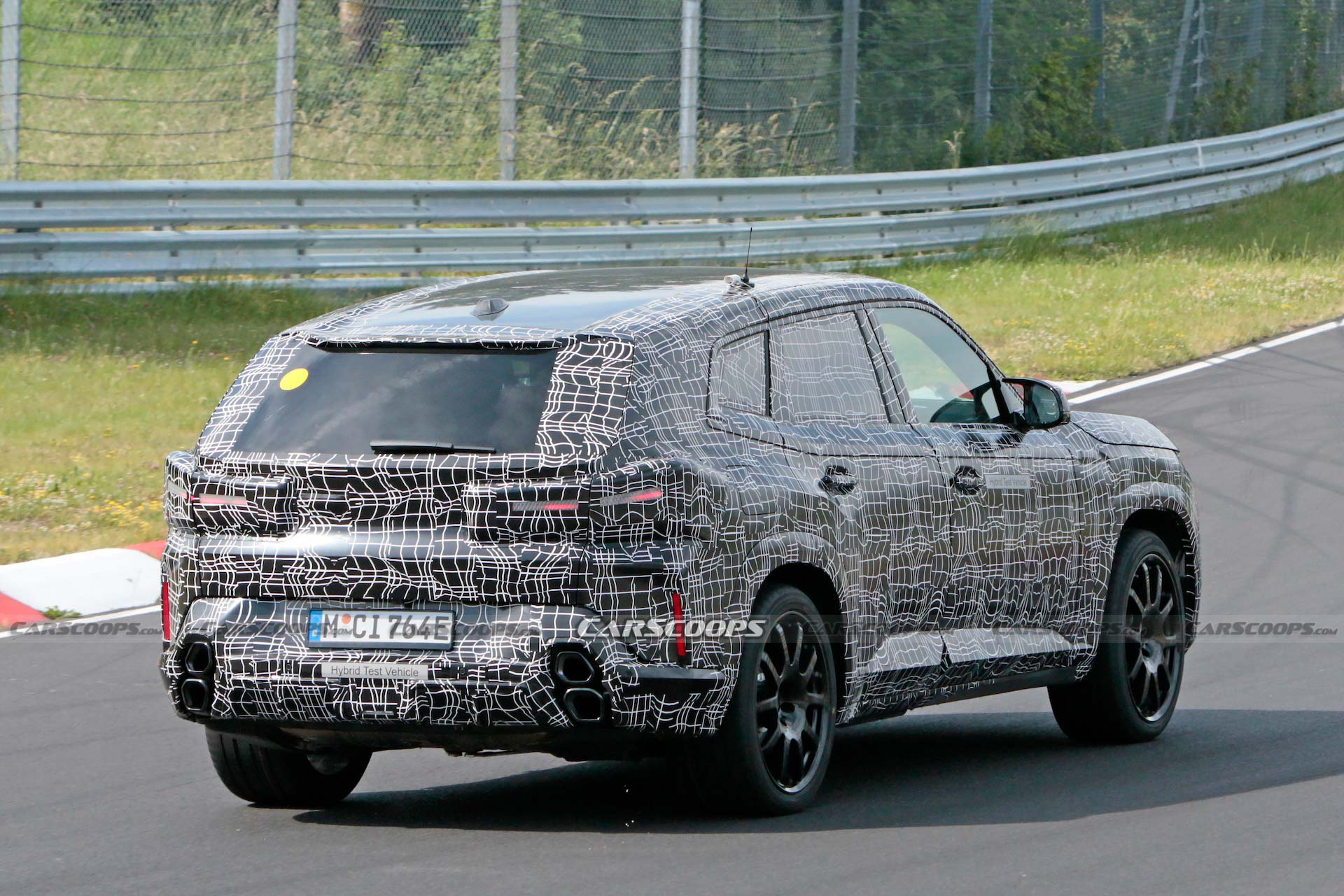 2023 BMW XM Hybrid Reveals A Hint Of Grille During Nürburgring Workout