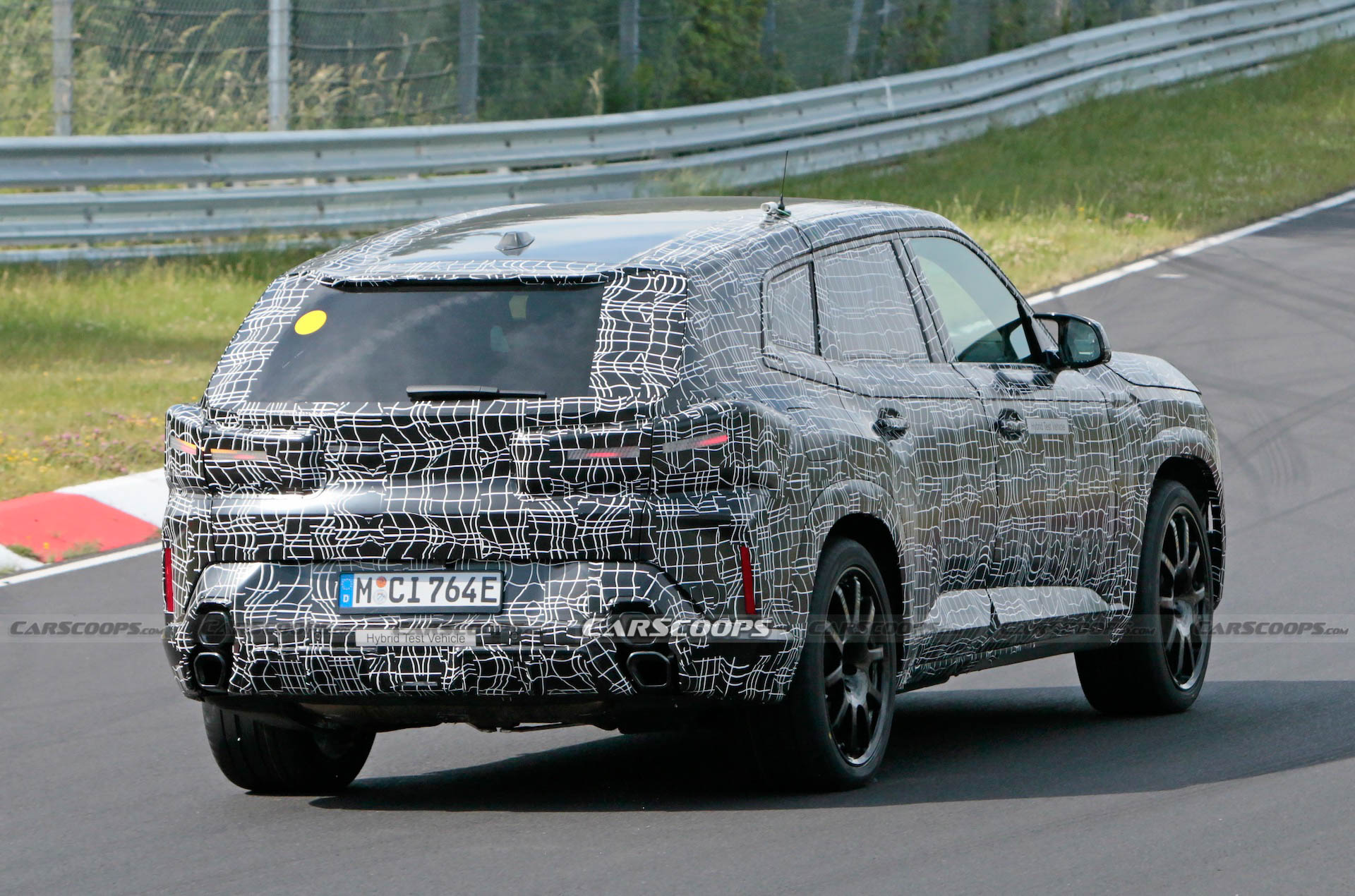 2023 BMW XM Hybrid Reveals A Hint Of Grille During Nürburgring Workout