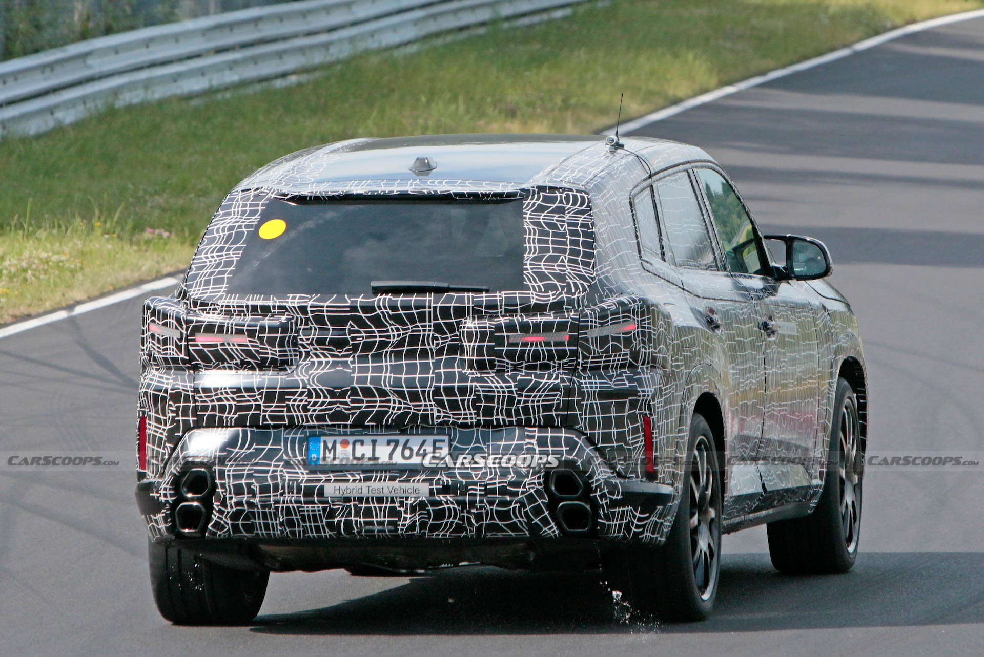 2023 BMW XM Hybrid Reveals A Hint Of Grille During Nürburgring Workout