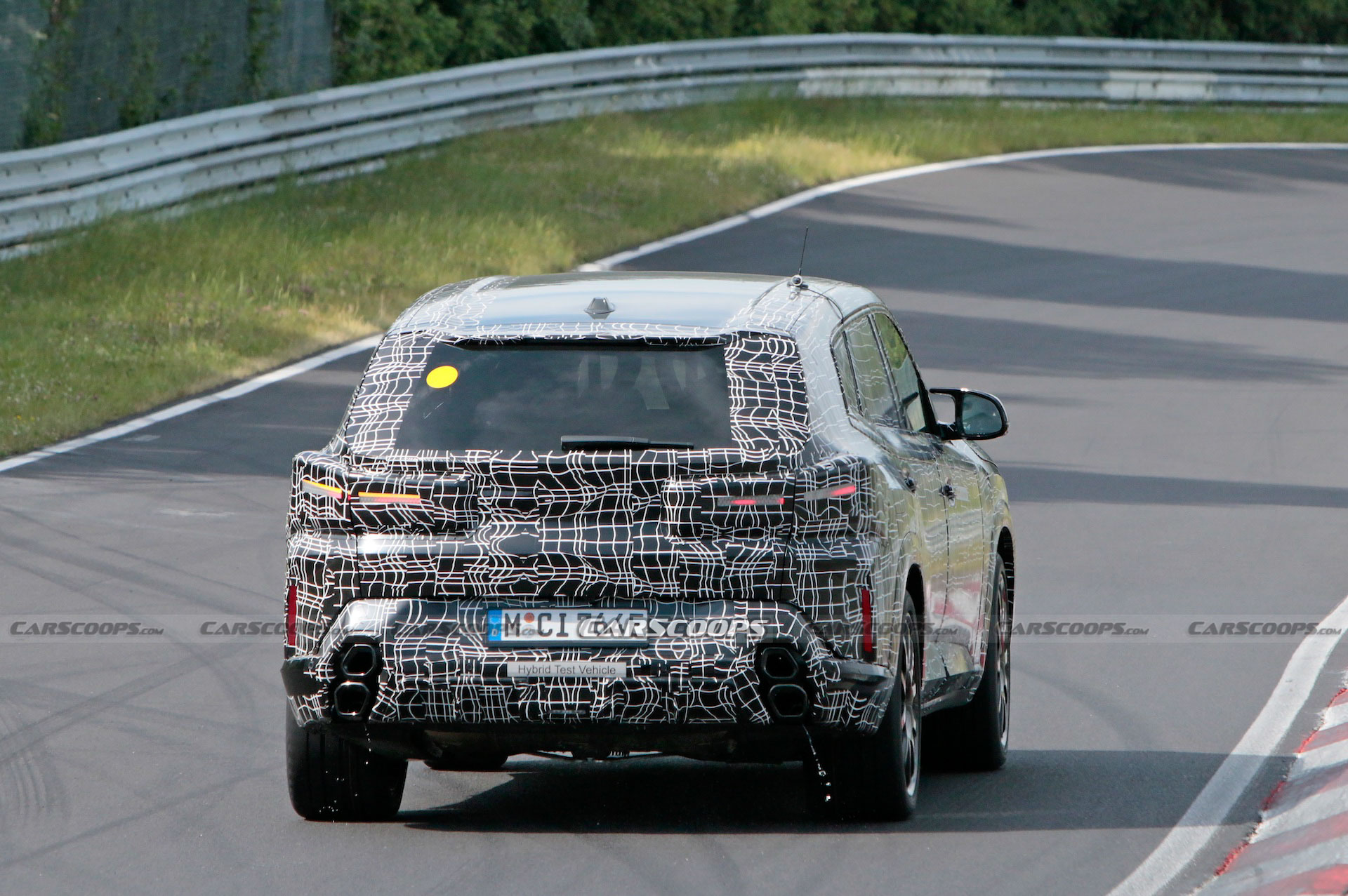 2023 BMW XM Hybrid Reveals A Hint Of Grille During Nürburgring Workout
