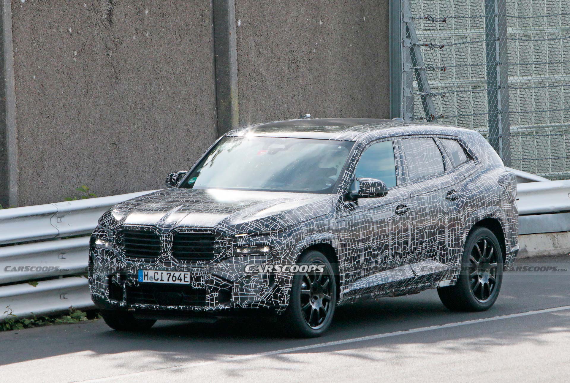 2023 BMW XM Hybrid Reveals A Hint Of Grille During Nürburgring Workout