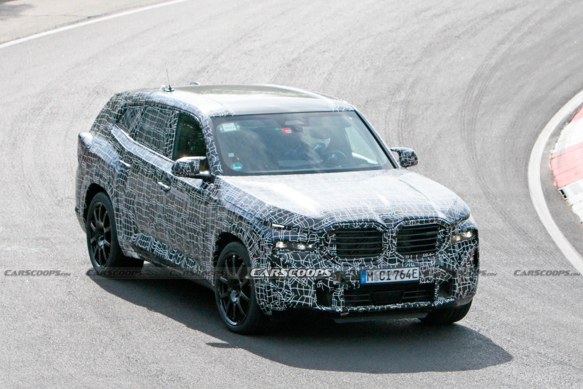 2023 BMW XM Hybrid Reveals A Hint Of Grille During Nürburgring Workout