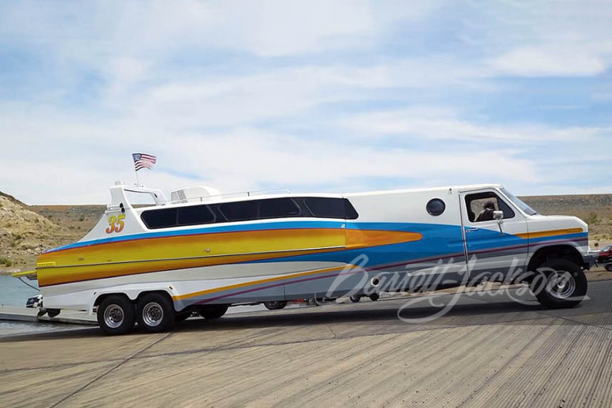 The 1986 Boaterhome Is Two-Parts Boat, One Part Ford Econoline Van