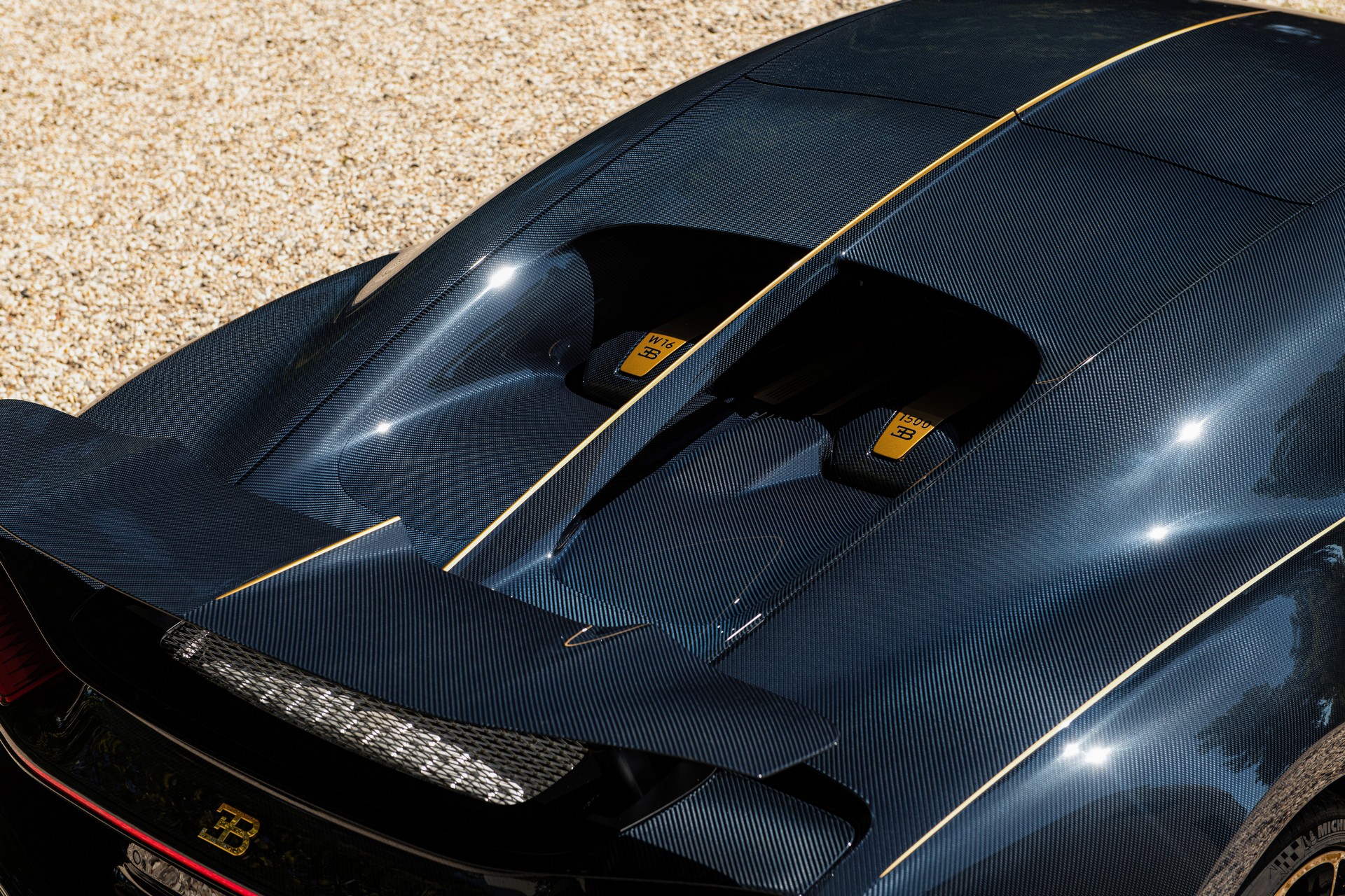 It Takes More Than 10 Hours To Apply The 24-Karat Gold To The Bugatti Macaron On The Chiron L’Ebe