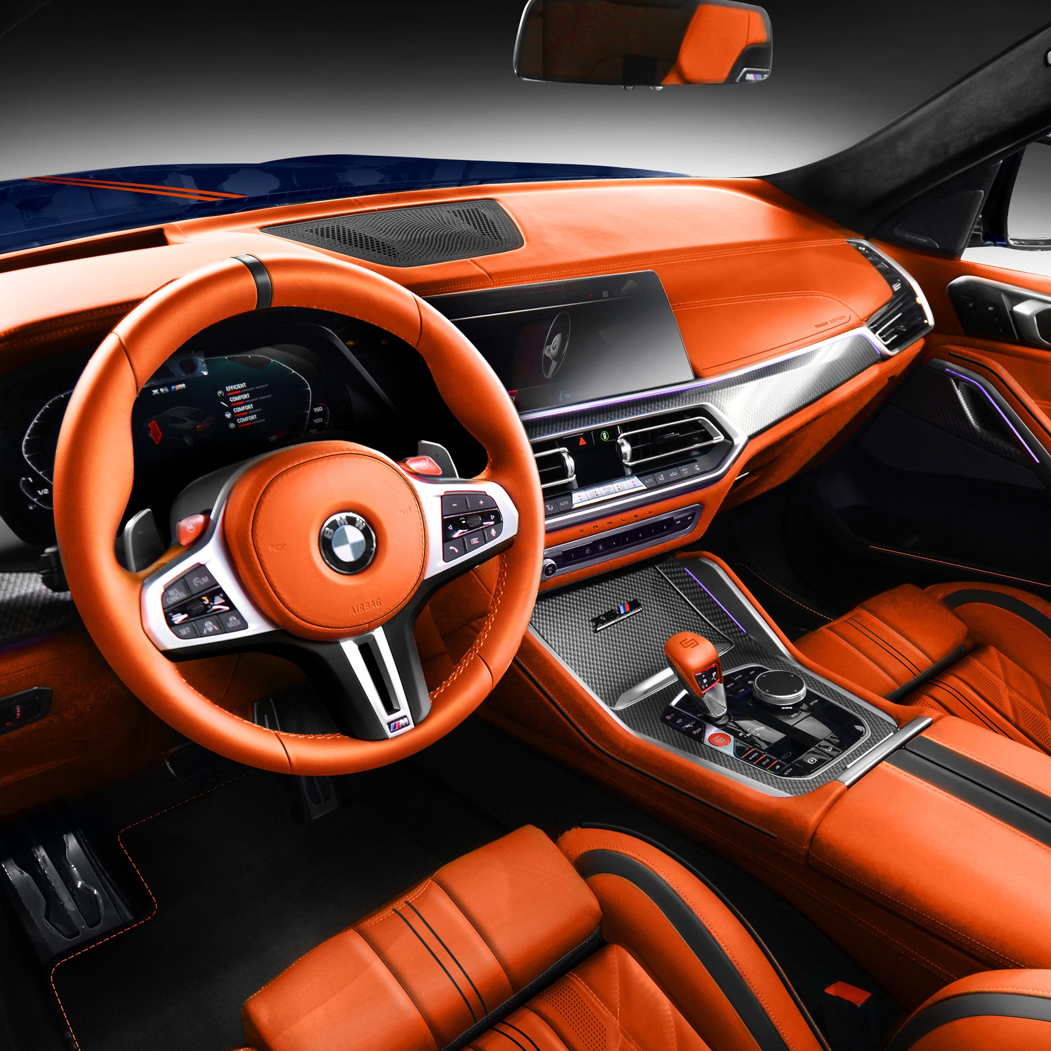 Carlex Design Has Made A BMW X6 M With Lamborghini-Colored Leather