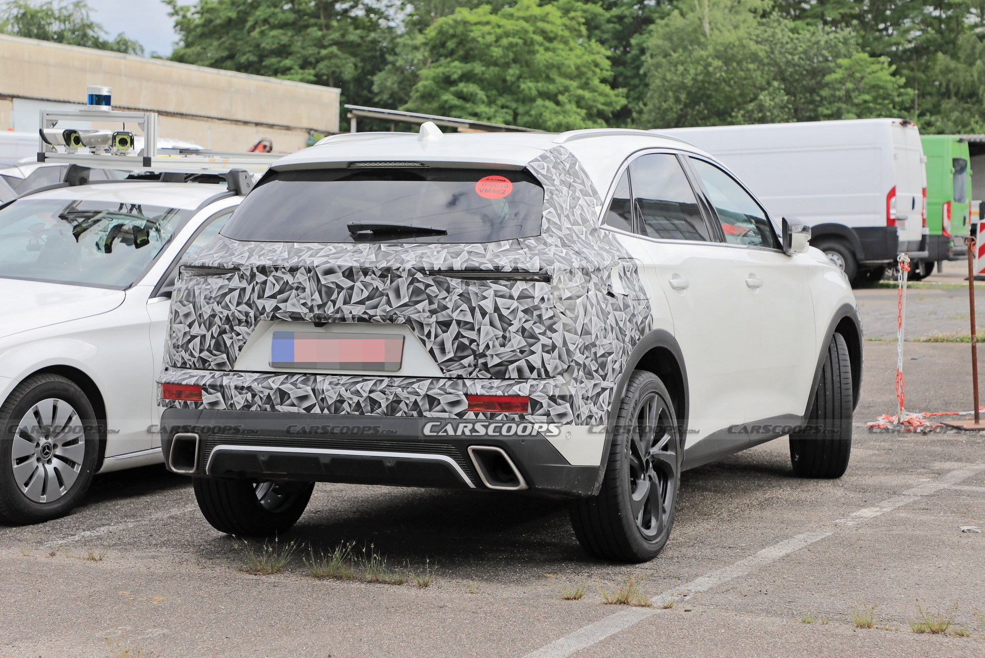 2023 DS 7 Crossback Facelift Spied Hiding Subtle Design Tweaks For More Modern Looks