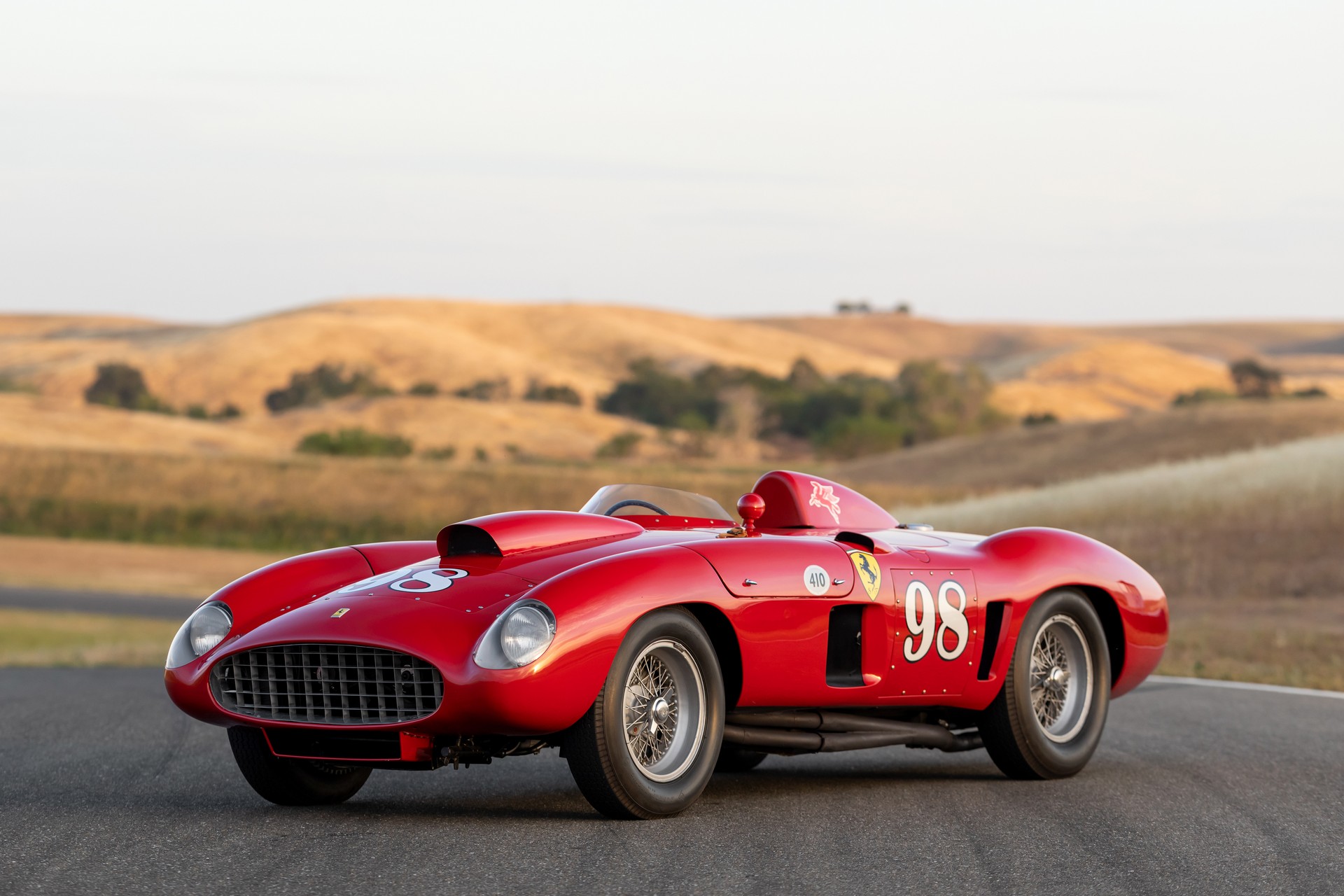 1955 Ferrari 410 Sport Spider Was Driven By Fangio And Shelby