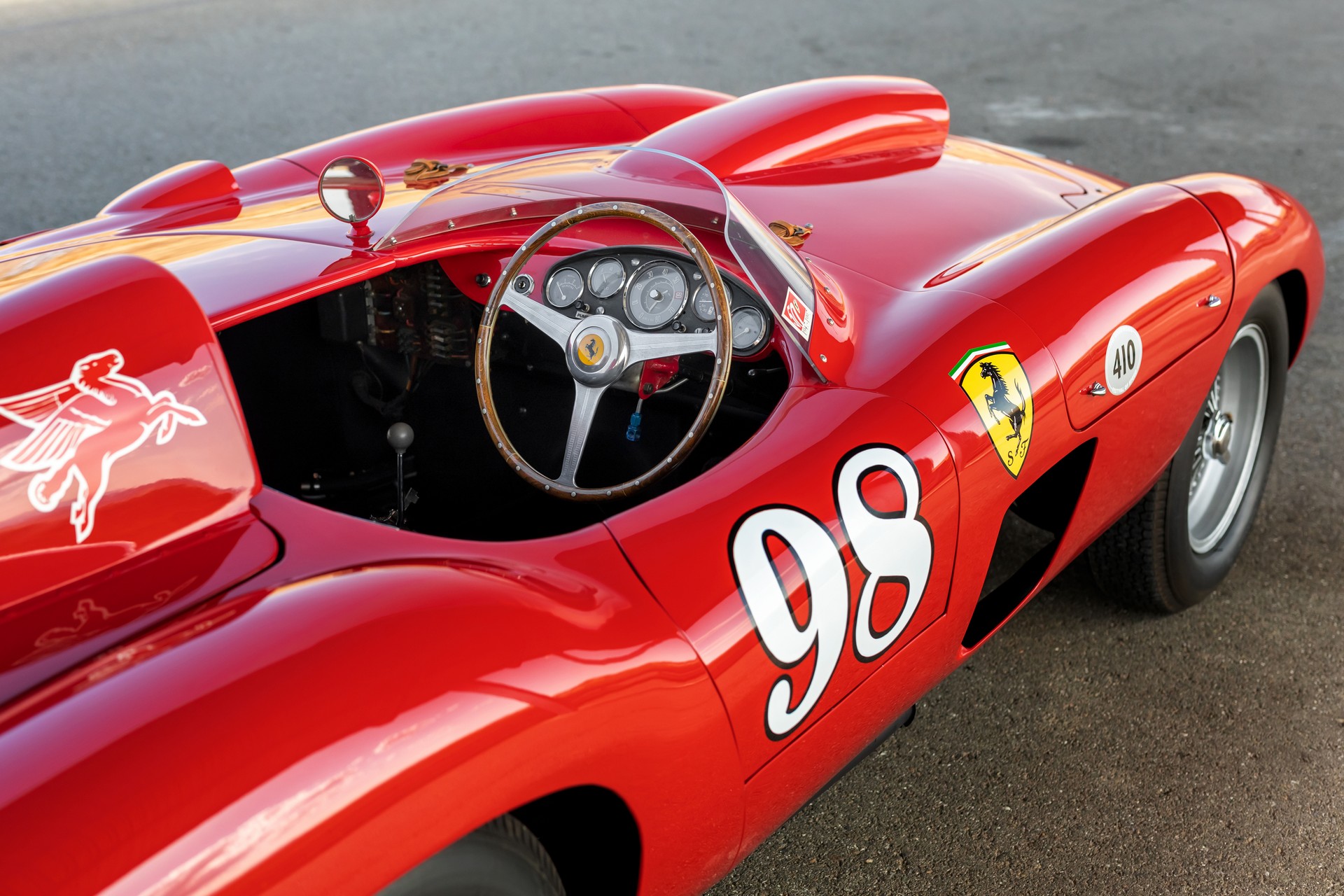 1955 Ferrari 410 Sport Spider Was Driven By Fangio And Shelby
