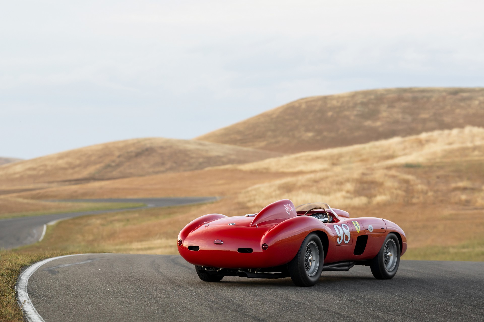 1955 Ferrari 410 Sport Spider Was Driven By Fangio And Shelby