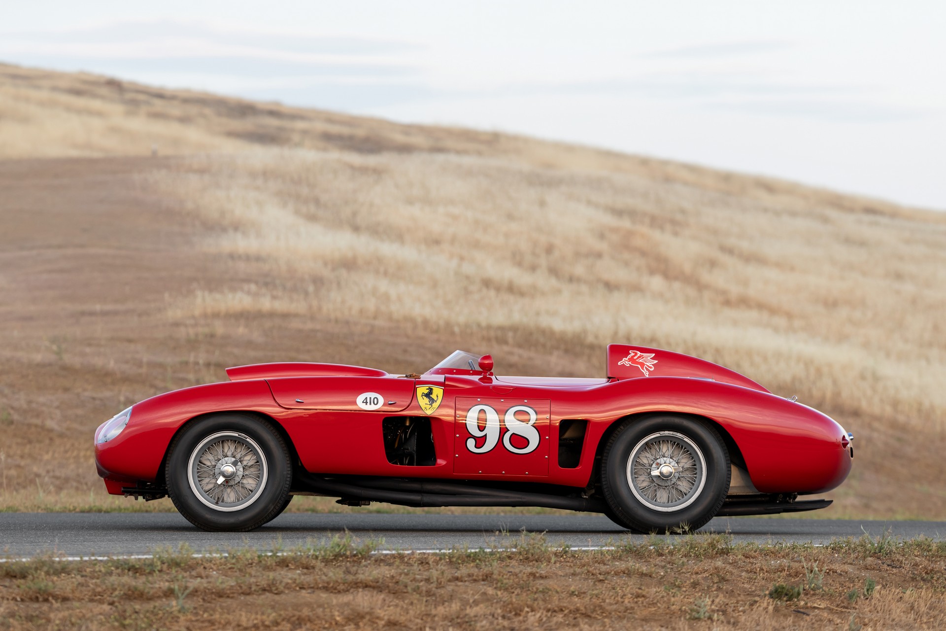 1955 Ferrari 410 Sport Spider Was Driven By Fangio And Shelby