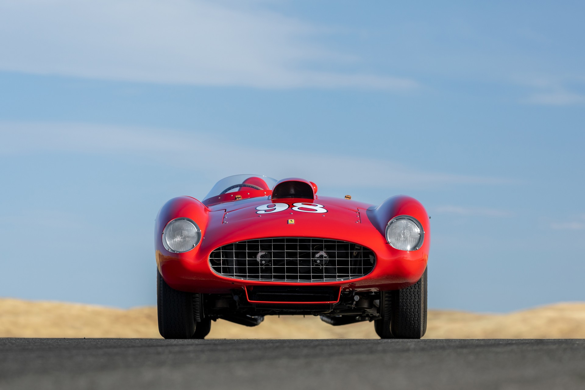 1955 Ferrari 410 Sport Spider Was Driven By Fangio And Shelby