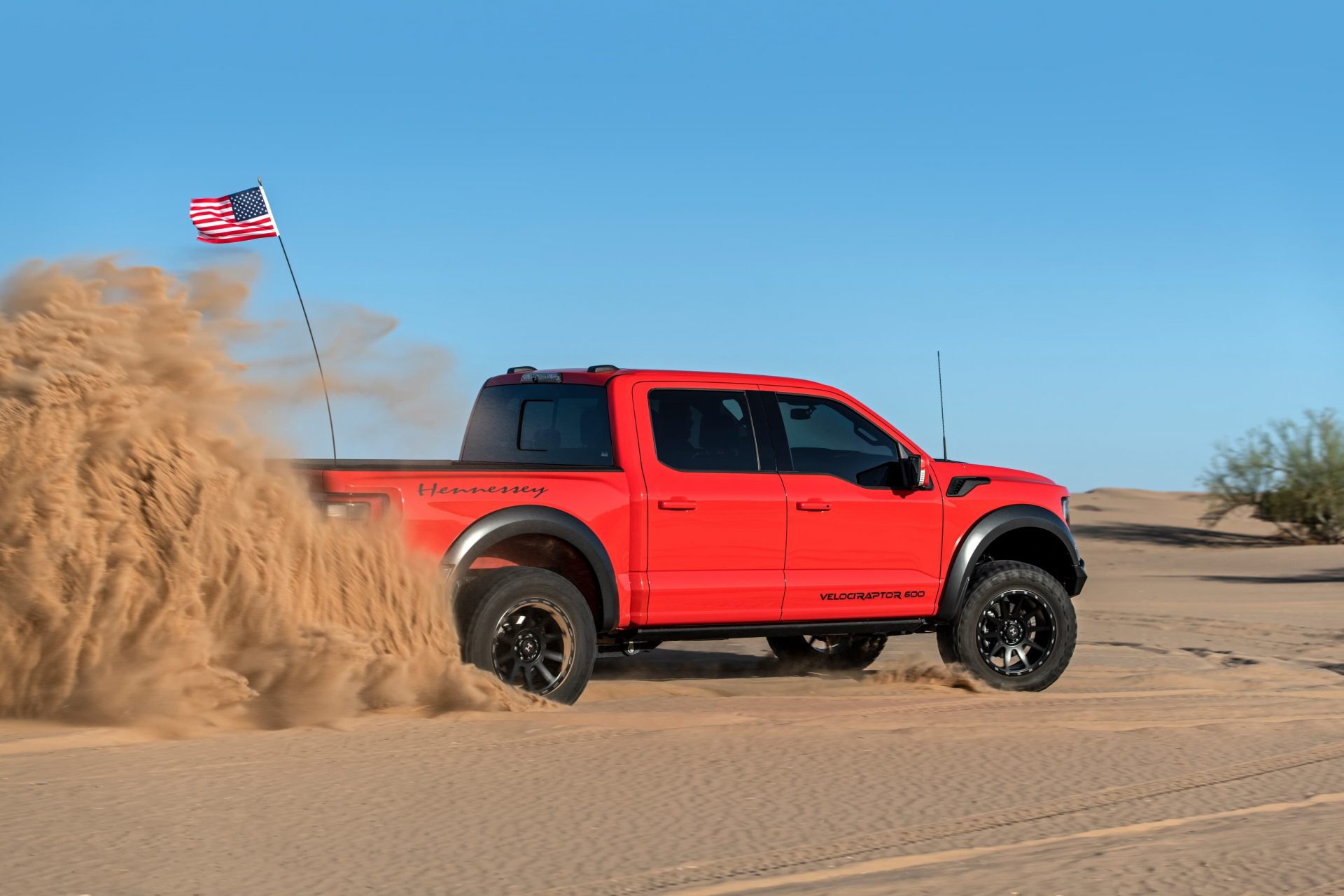 Californian Sand Dunes Are No Match For The 2022 Hennessey VelociRaptor 600