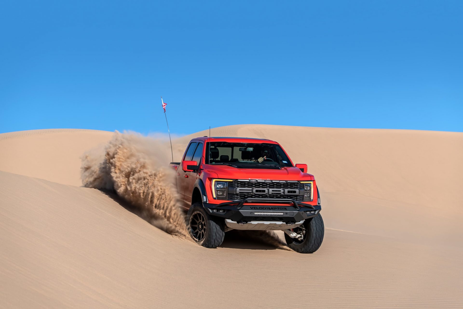 Californian Sand Dunes Are No Match For The 2022 Hennessey VelociRaptor 600
