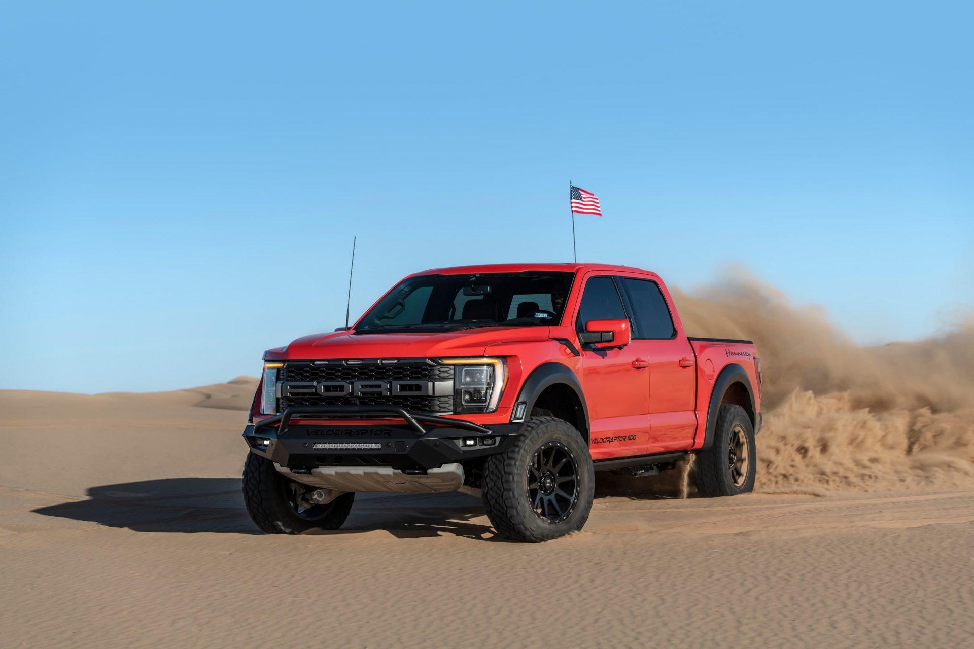 Californian Sand Dunes Are No Match For The 2022 Hennessey VelociRaptor 600