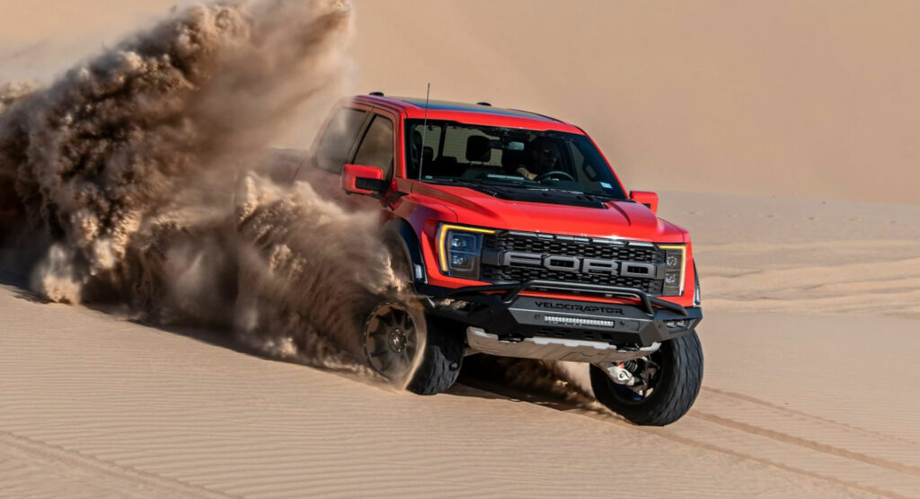  Californian Sand Dunes Are No Match For The 2022 Hennessey VelociRaptor 600