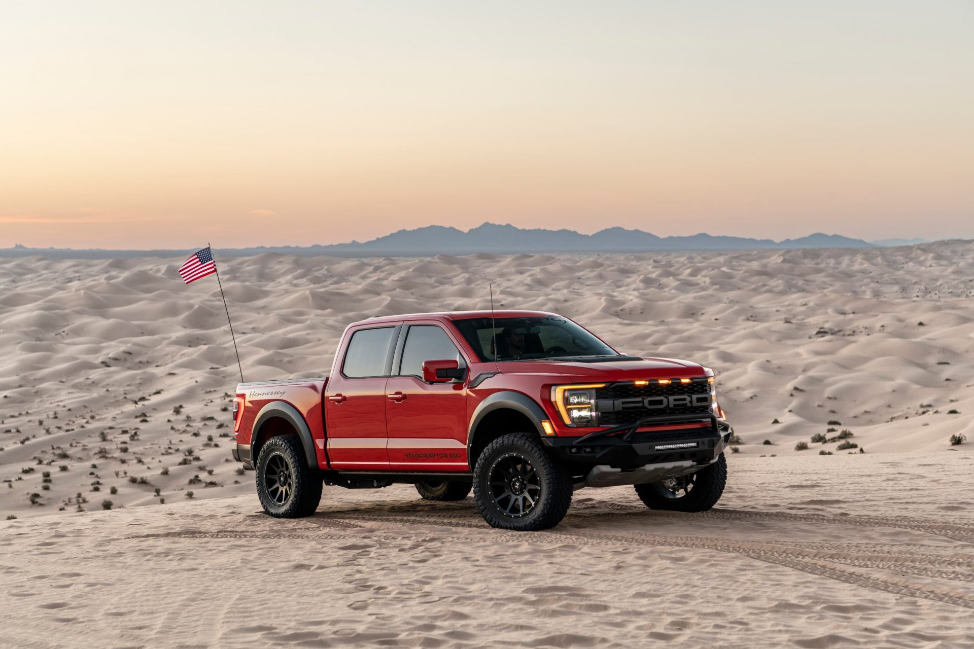 Californian Sand Dunes Are No Match For The 2022 Hennessey VelociRaptor 600