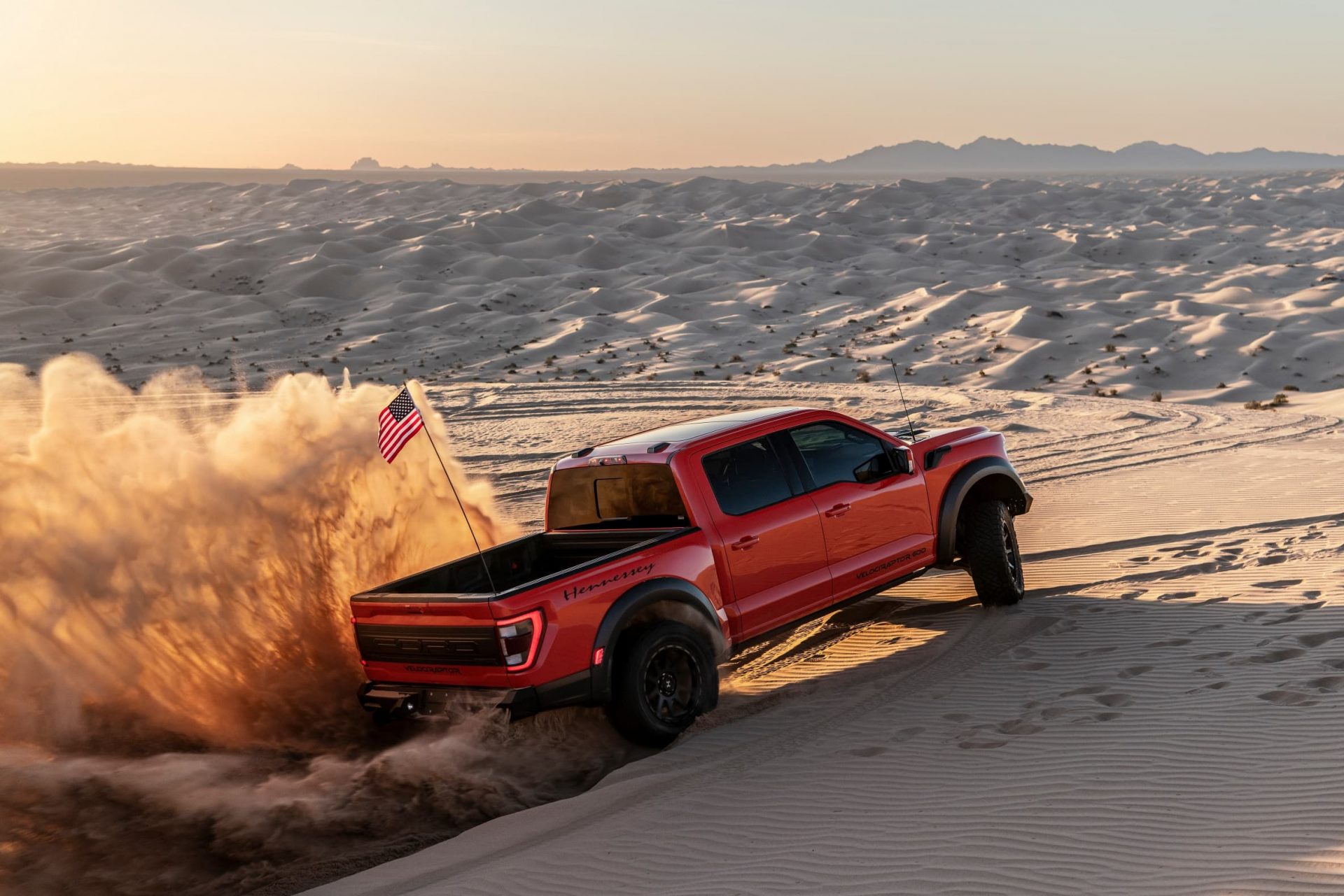 Californian Sand Dunes Are No Match For The 2022 Hennessey VelociRaptor 600