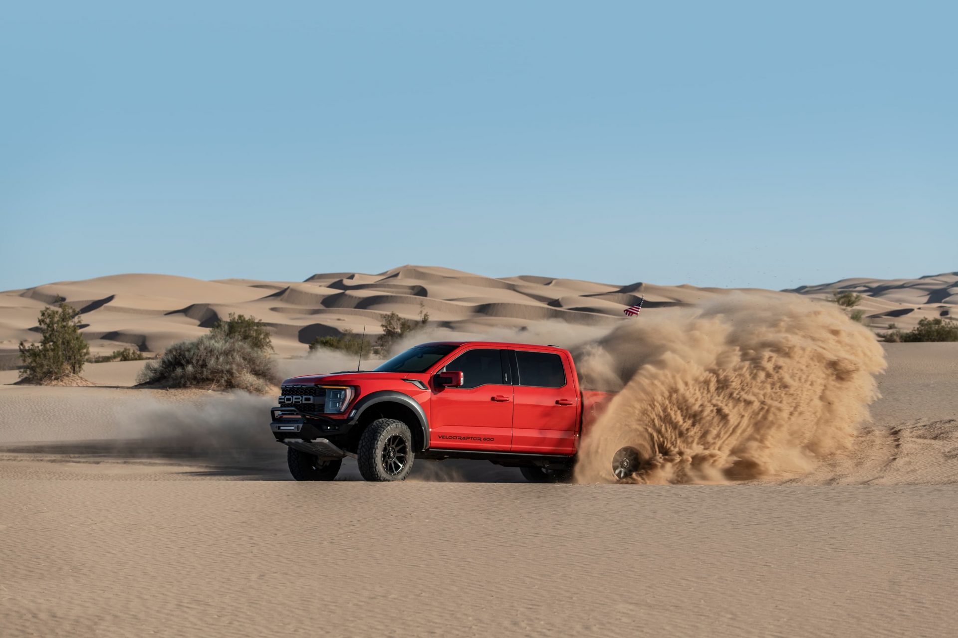 Californian Sand Dunes Are No Match For The 2022 Hennessey VelociRaptor 600