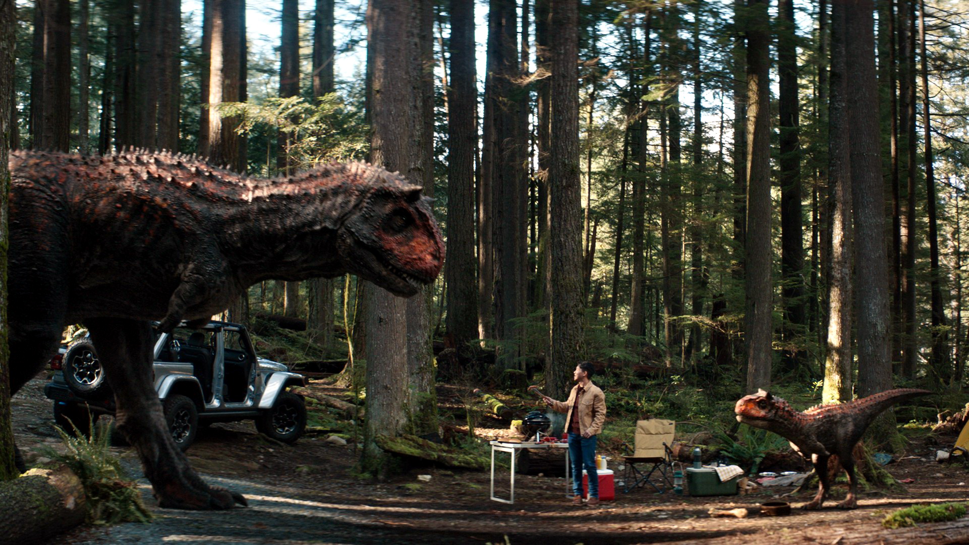 Jeep Gives Dinosaur A Lift In New Jurassic World Dominion Campaign