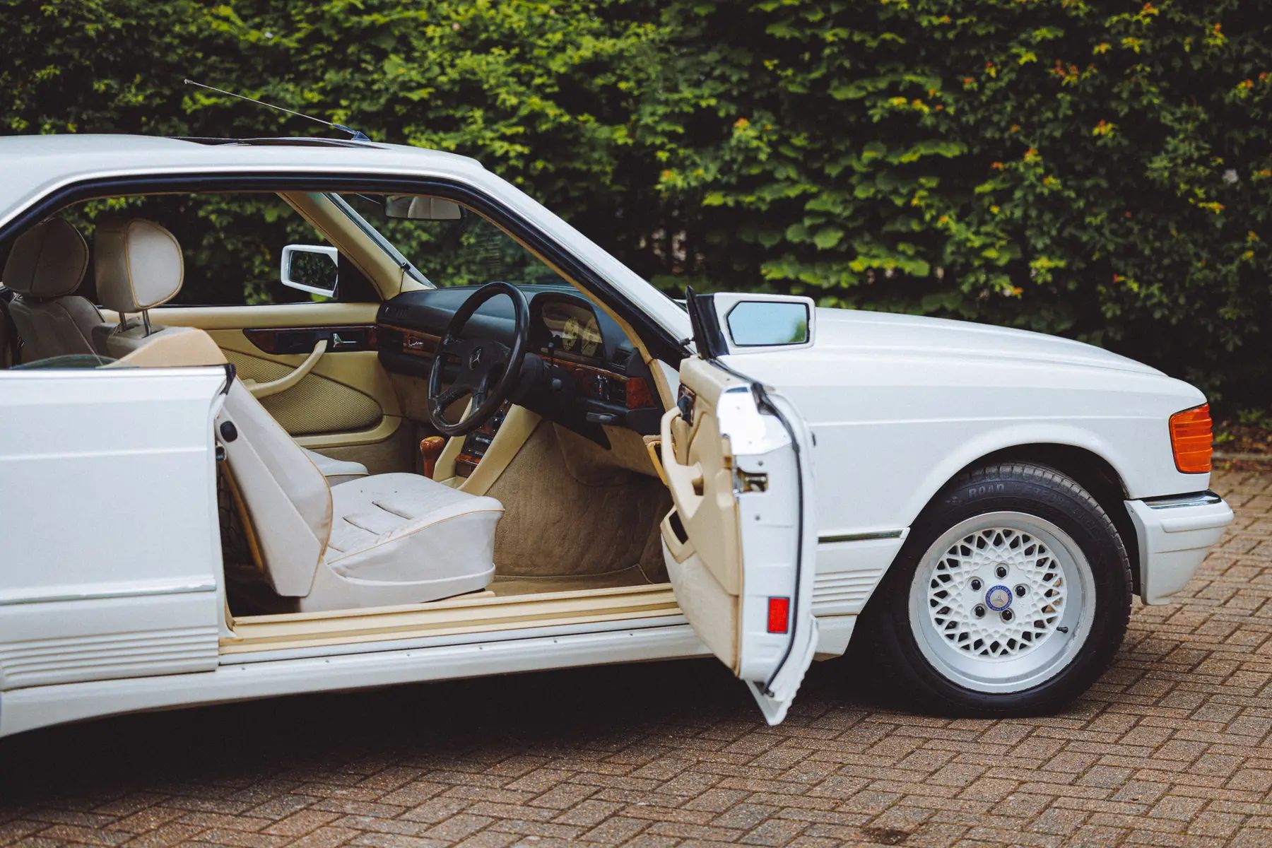 Nothing Screams ’80s Nostalgia Like A Tuned White Mercedes-Benz 500 SEC