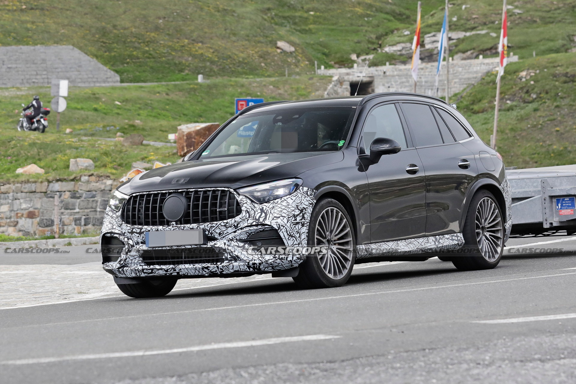 Mercedes-AMG GLC 63 Drops Most Of Its Camouflage, Shows Interior