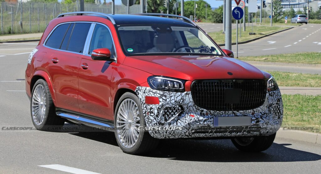  2024 Mercedes-Maybach GLS Facelift Spotted Hiding Subtle Upgrades