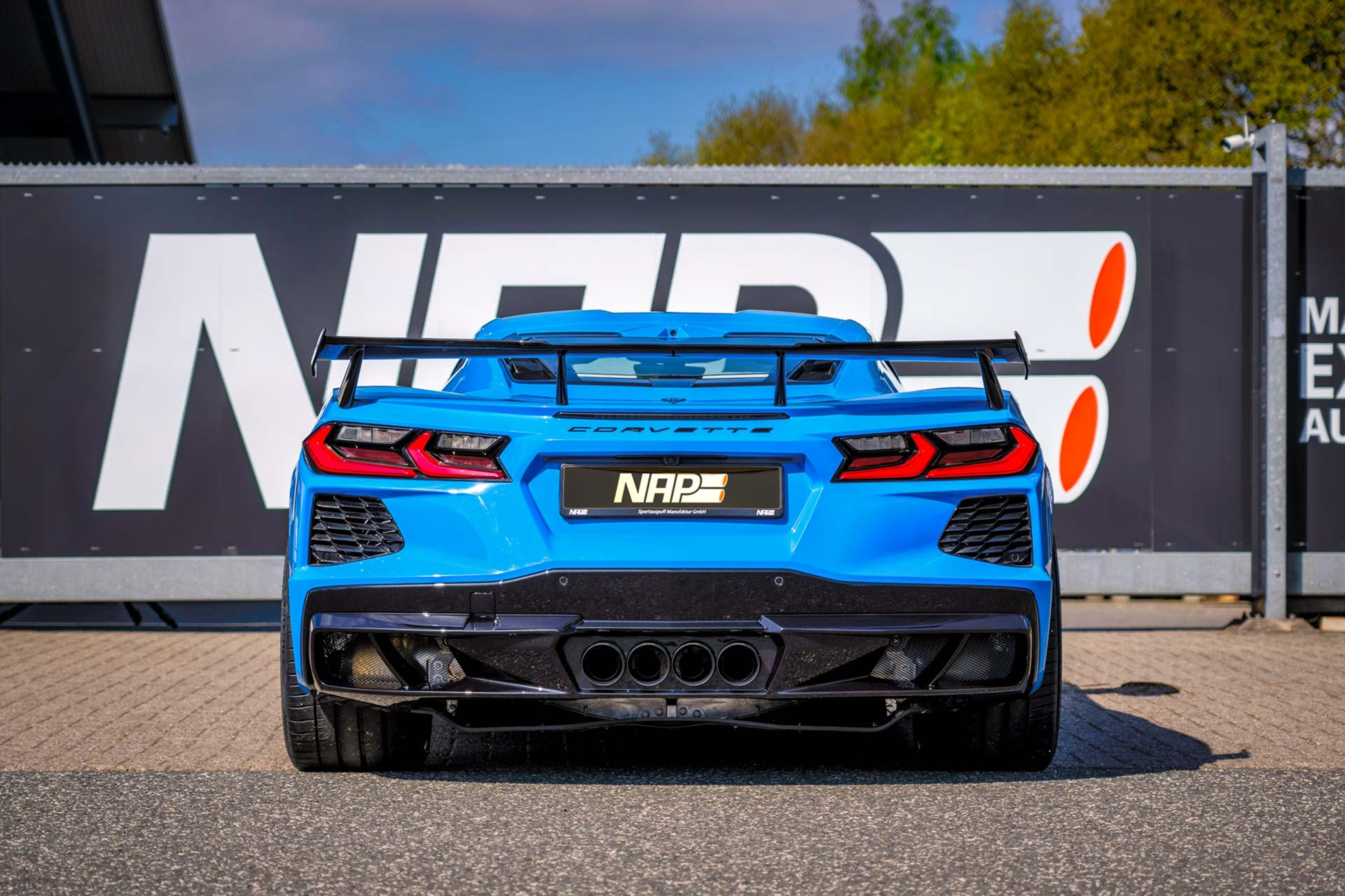 The C8 Corvette Looks Even Better With Central Exhausts