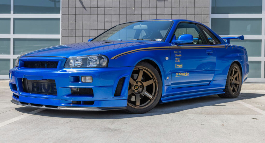  Nissan Skyline R34 GT-R V-Spec II Driven By Paul Walker Is A True Unicorn