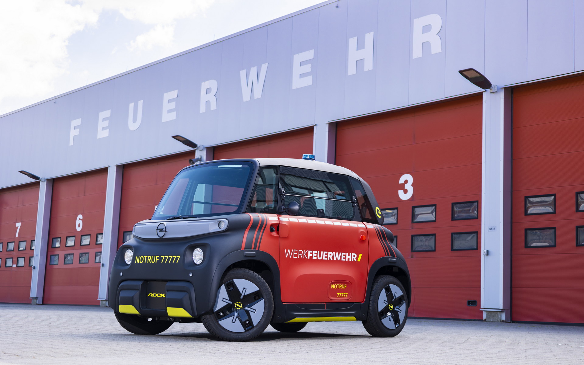 Opel’s Tiny Rocks-e EV Joins The Fire Brigade In Germany