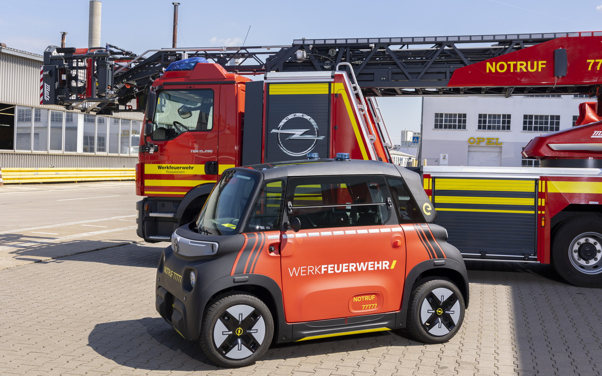 Opel’s Tiny Rocks-e EV Joins The Fire Brigade In Germany