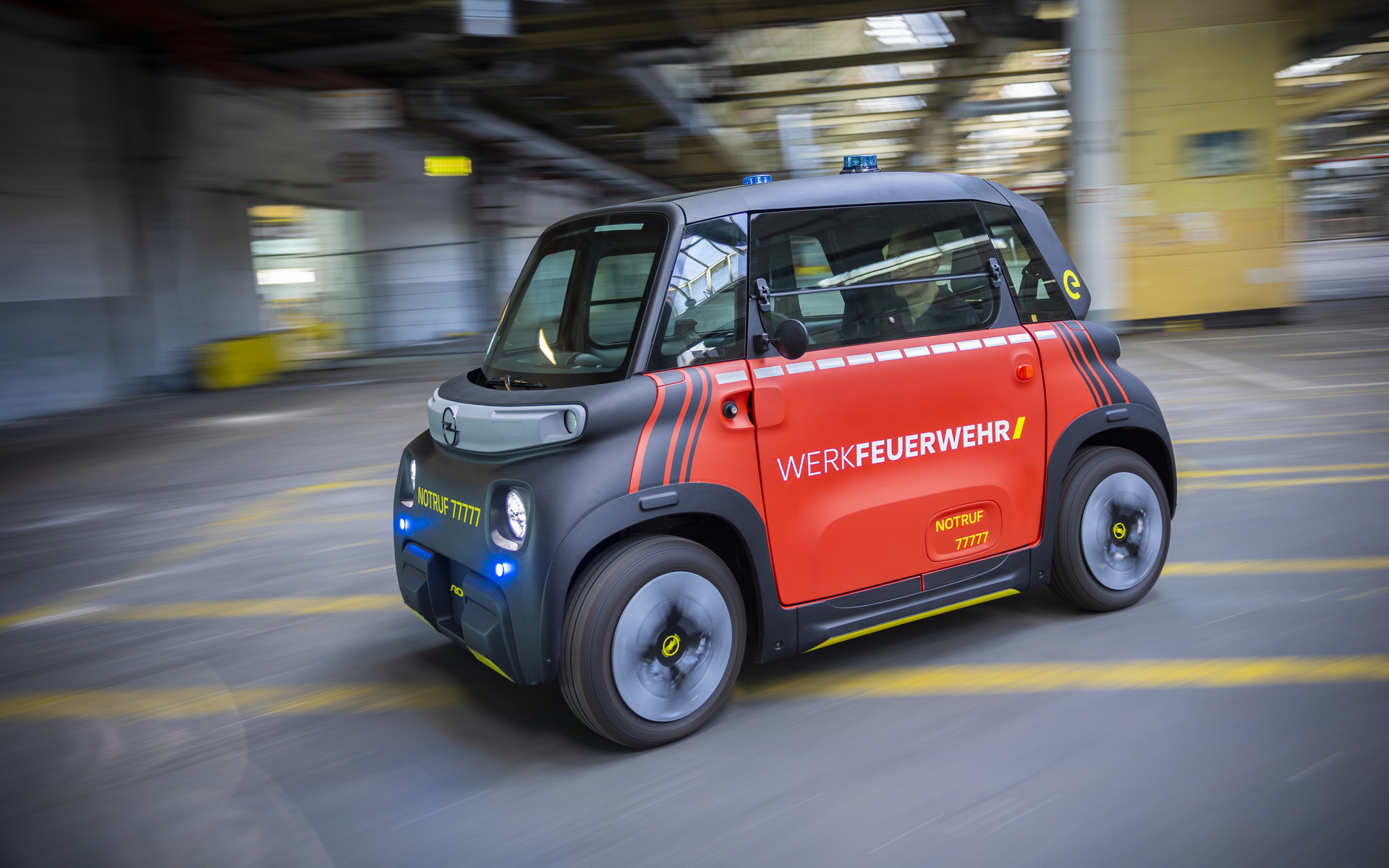 Opel’s Tiny Rocks-e EV Joins The Fire Brigade In Germany