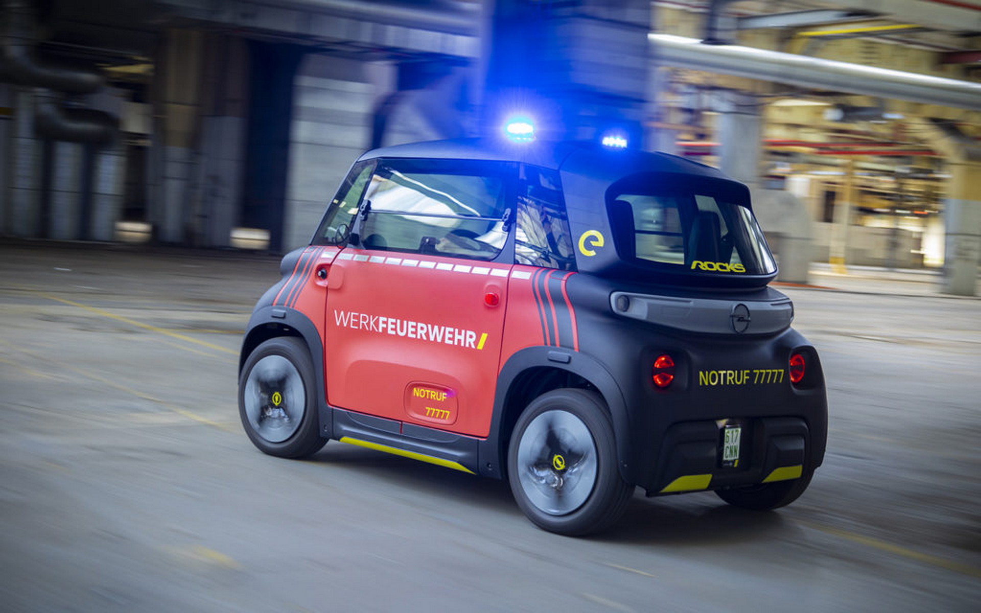 Opel’s Tiny Rocks-e EV Joins The Fire Brigade In Germany