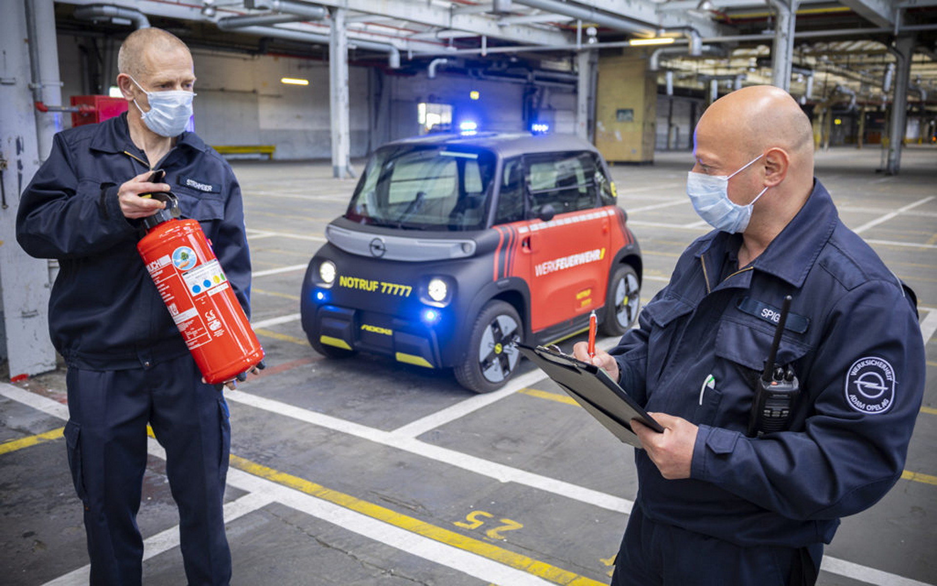 Opel’s Tiny Rocks-e EV Joins The Fire Brigade In Germany