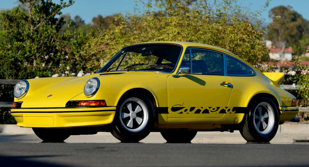  This Stunning 1973 Porsche 911 Carrera RS 2.7 Was Once Owned By Paul Walker