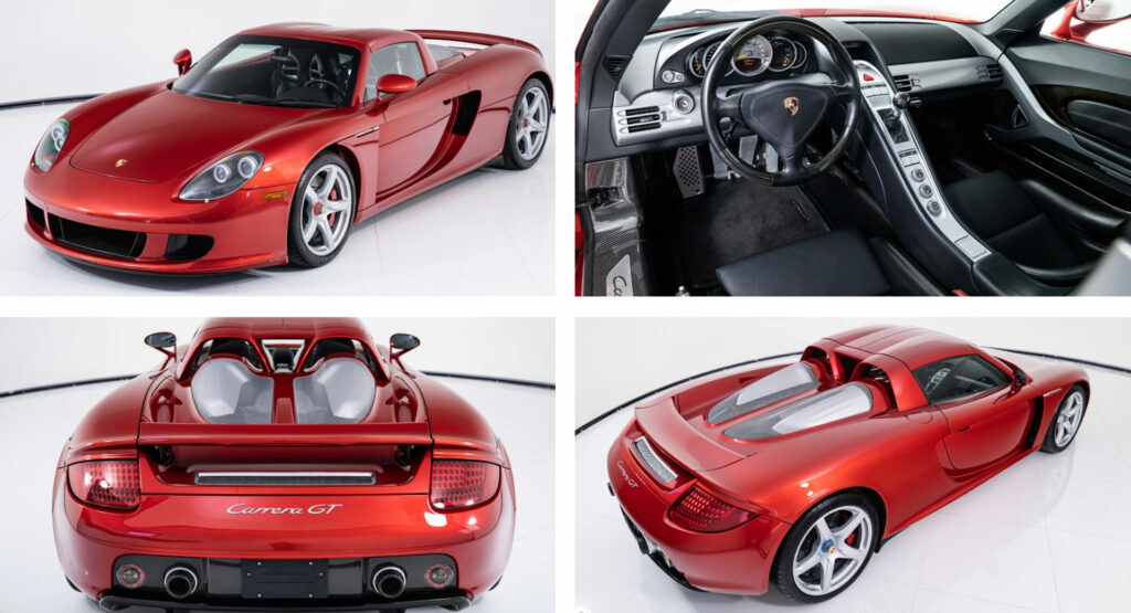  The Previous Owner Of This Unique Porsche Carrera GT Has It Resprayed In A Ferrari Red